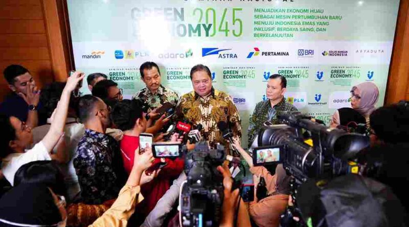 Menko Airlangga: Green Energy dan Digital Development Jadi Twin Engine Pertumbuhan Ekonomi Menko Airlangga: Green Energy dan Digital Development Jadi Twin Engine Pertumbuhan Ekonomi